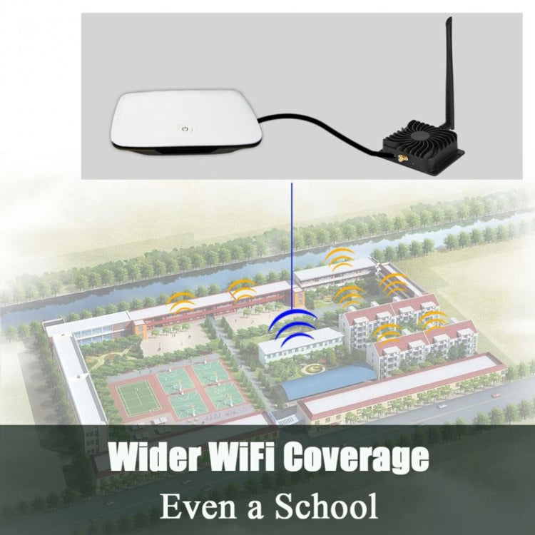 EDUP EP-AB003 8W 2.4GHz WiFi 신호 확장기 안테나 포함 무선 라우터용 광대역 증폭기, EP-AB003 8W