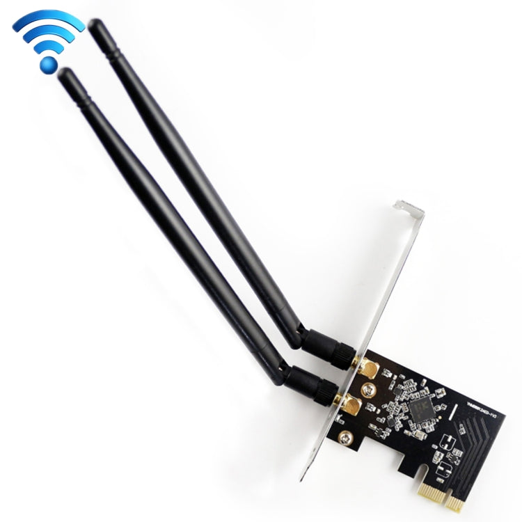 EDUP EP-9607 1200Mbps 듀얼 밴드 PCI-E 익스프레스 무선 어댑터 네트워크 카드 2 x 6dBi 안테나 포함, EP-9607 1200Mbps