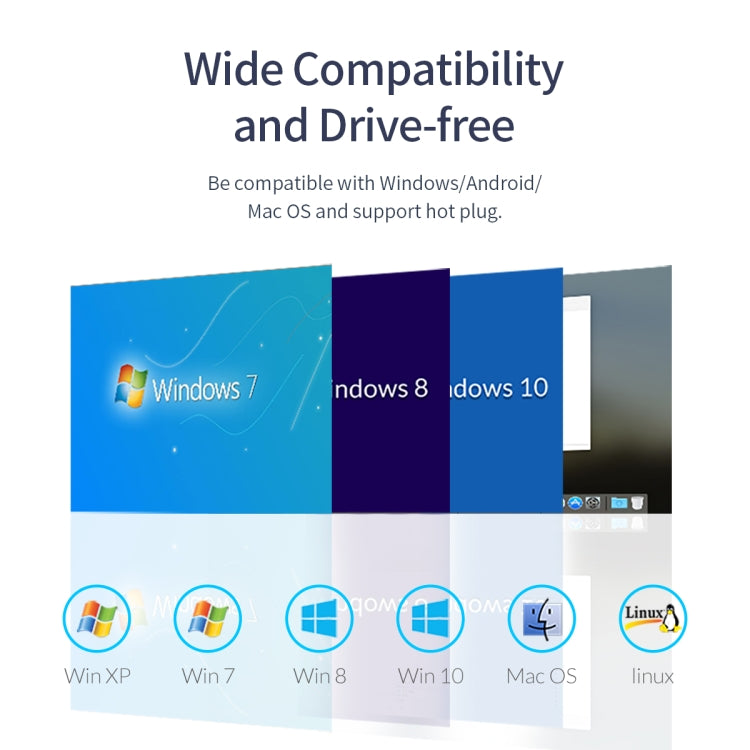ORICO FL02 480Mbps 4포트 USB 2.0 허브, FL02