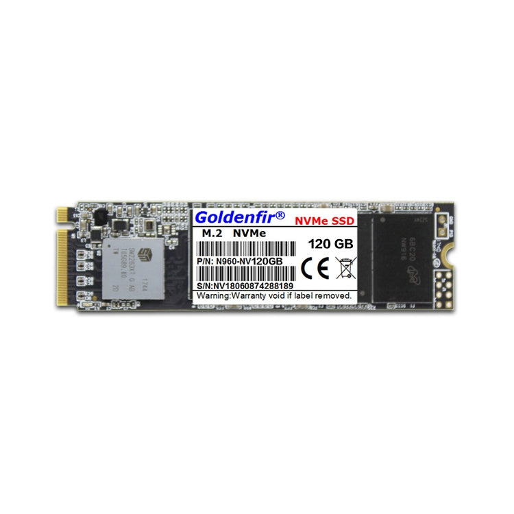 Goldenfir 2.5 인치 M.2 NVMe 솔리드 스테이트 드라이브, 용량: 120GB, M.2 NVMe 120GB