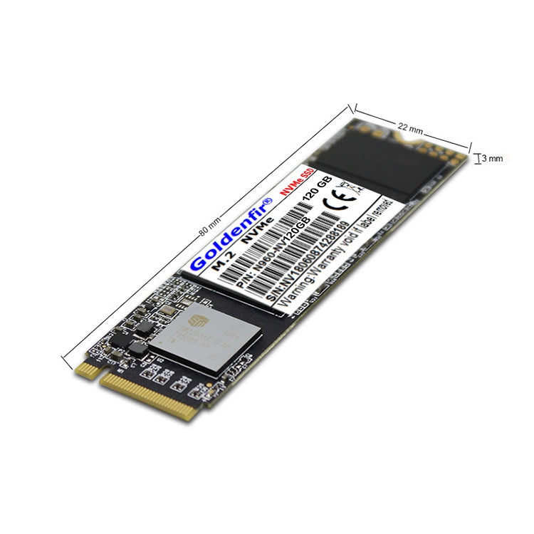 Goldenfir 2.5 인치 M.2 NVMe 솔리드 스테이트 드라이브, 용량: 120GB, M.2 NVMe 120GB