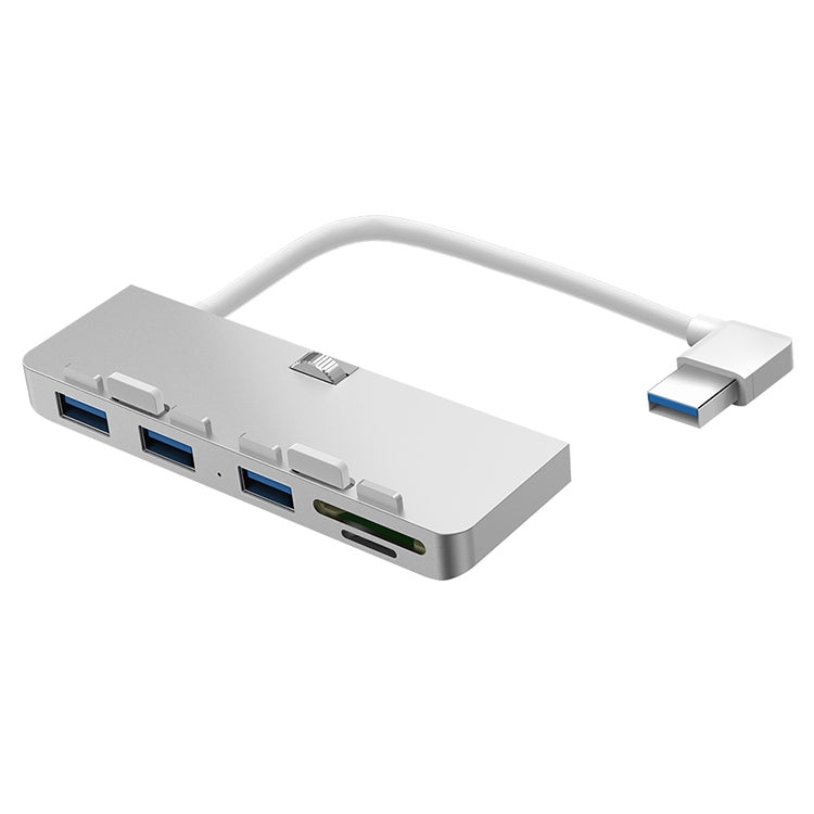 Rocketek 아이맥용 USB3.0 x 3 + SD / TF 다기능 허브 확장 도크, USB3.0 x 3 + SD / TF