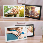 21.5인치 LED 디스플레이 디지털 포토 프레임 홀더 및 리모컨 포함, 미국 플러그, 21.5인치
