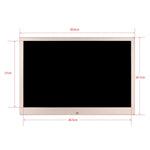 HSD1303 13.3인치 LED 1280x800 고해상도 디스플레이 디지털 포토 프레임 홀더 및 리모컨 포함, SD / MMC / MS 카드 / USB 포트 지원, 영국 플러그(골드), HSD1303 13.3인치