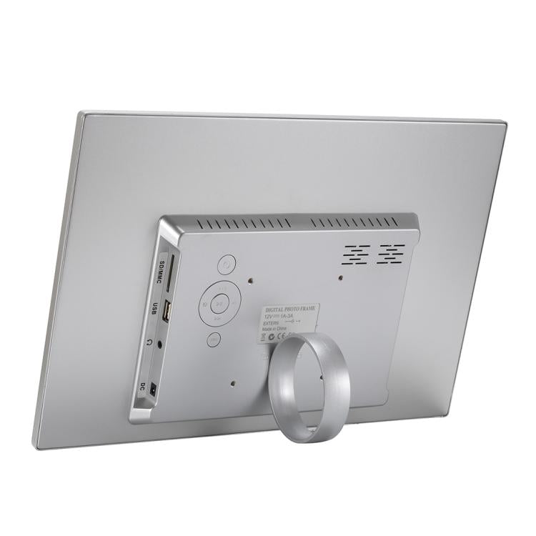 HSD1504 15.4인치 LED 1280x800 고해상도 디스플레이 디지털 포토 프레임, 홀더 및 리모컨 포함, SD / MMC / MS 카드 / USB 포트 지원, EU 플러그(골드), HSD1504 15.4인치