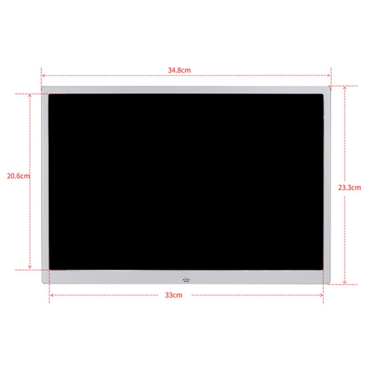 HSD1504 15.4인치 LED 1280x800 고해상도 디스플레이 디지털 포토 프레임, 홀더 및 리모컨 포함, SD / MMC / MS 카드 / USB 포트 지원, EU 플러그(골드), HSD1504 15.4인치