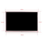 HSD1707 17인치 LED 1440X900 고해상도 디스플레이 디지털 포토 프레임, 홀더 및 리모컨 포함, SD / MMC / MS 카드 / USB 포트 지원, US 플러그(실버), HSD1707 17인치