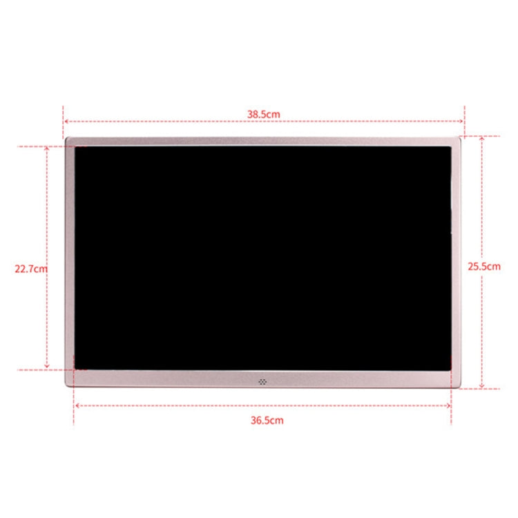 HSD1707 17인치 LED 1440X900 고해상도 디스플레이 디지털 포토 프레임, 홀더 및 리모컨 포함, SD / MMC / MS 카드 / USB 포트 지원, US 플러그(실버), HSD1707 17인치