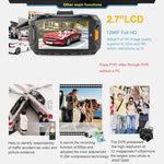 GS90C 자동차 DVR 카메라 2.7인치 LCD 화면 HD 2304 x 1296P 170도 광각, 모션 감지 / TF 카드 / G-센서 / HDMI 지원, GS90C