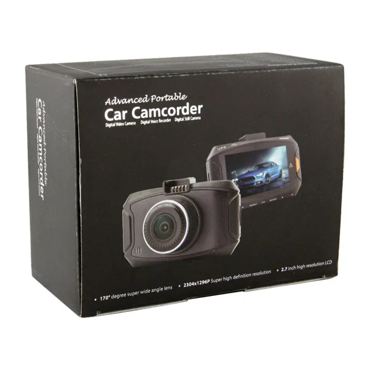 GS90C 자동차 DVR 카메라 2.7인치 LCD 화면 HD 2304 x 1296P 170도 광각, 모션 감지 / TF 카드 / G-센서 / HDMI 지원, GS90C