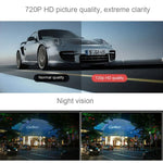 Generalplus 720P VGA 2.4인치 LCD 화면 자동차 DVR 레코더, 루프 녹화 / 모션 감지 / 야간 투시 기능 지원, 2.4인치