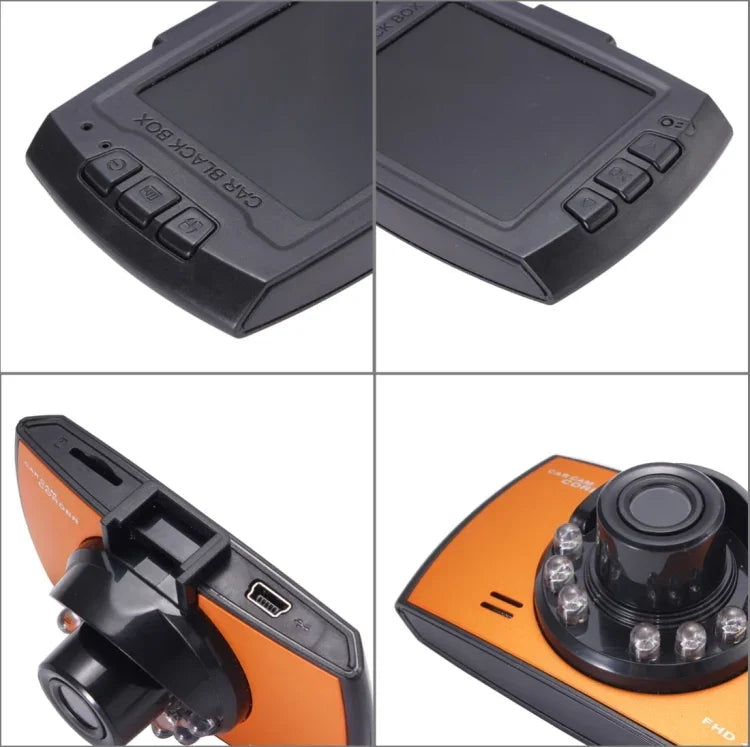 Generalplus 720P VGA 2.4인치 LCD 화면 자동차 DVR 레코더, 루프 녹화 / 모션 감지 / 야간 투시 기능 지원, 2.4인치