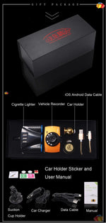 Generalplus 720P VGA 2.4인치 LCD 화면 자동차 DVR 레코더, 루프 녹화 / 모션 감지 / 야간 투시 기능 지원, 2.4인치