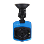 VGA 480P 자동차 캠코더 DVR 주행 기록기 디지털 비디오 카메라 음성 녹음기 2.4인치 LCD 화면, 32GB 마이크로 TF 카드 및 적외선 야간 투시 기능 지원(검정 + 파랑), 2.4인치 LCD