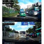 VGA 480P 자동차 캠코더 DVR 주행 기록기 디지털 비디오 카메라 음성 녹음기 2.4인치 LCD 화면, 32GB 마이크로 TF 카드 및 적외선 야간 투시 기능 지원(검정 + 파랑), 2.4인치 LCD