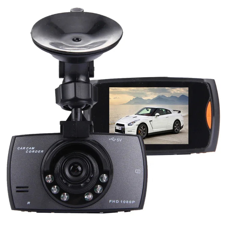 자동차 DVR 카메라 2.7인치 LCD 480P 1.3MP 카메라 120도 광각, 야간 투시 / 모션 감지 / TF 카드 / G-센서 지원, 2.7인치
