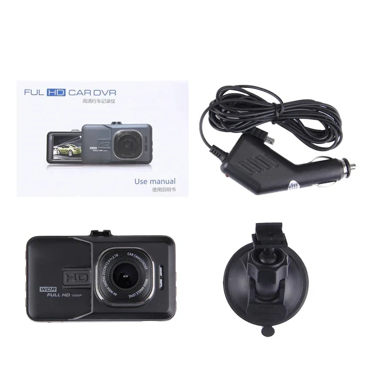 자동차 DVR 카메라 3.0인치 LCD HD 720P 3.0MP 카메라 170도 광각, 야간 투시 / 모션 감지 / TF 카드 / HDMI / G-센서 지원, 3.0인치