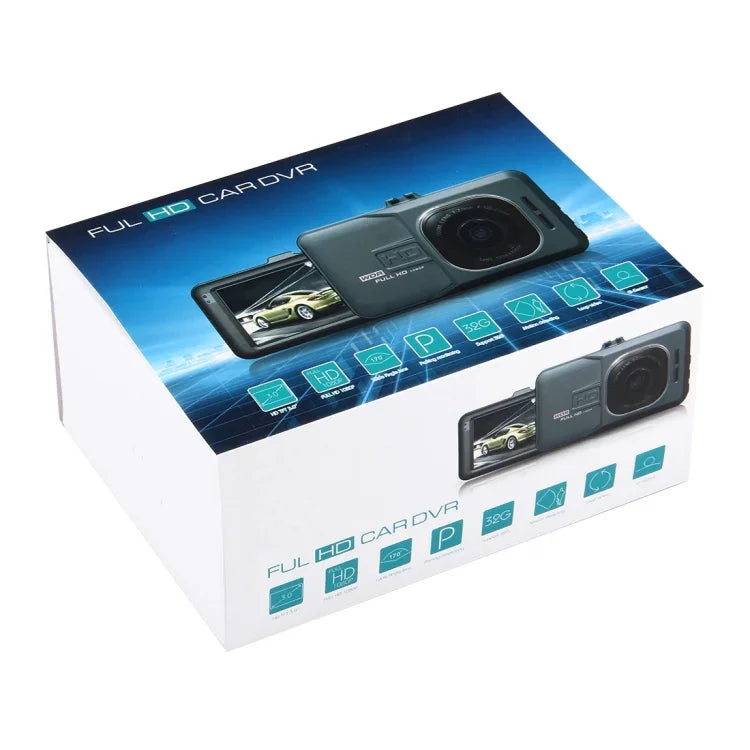 자동차 DVR 카메라 3.0인치 LCD HD 720P 3.0MP 카메라 170도 광각, 야간 투시 / 모션 감지 / TF 카드 / HDMI / G-센서 지원, 3.0인치