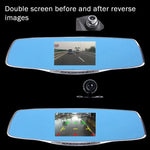 G835 HD 1080P 4.3인치 화면 디스플레이 후방 거울 차량 DVR, Generalplus 2248, 2대 카메라 170도 광각, HDR 녹화 / 모션 감지 기능 지원, G835