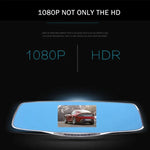 G835 HD 1080P 4.3인치 화면 디스플레이 후방 거울 차량 DVR, Generalplus 2248, 2대 카메라 170도 광각, HDR 녹화 / 모션 감지 기능 지원, G835