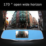 G835 HD 1080P 4.3인치 화면 디스플레이 후방 거울 차량 DVR, Generalplus 2248, 2대 카메라 170도 광각, HDR 녹화 / 모션 감지 기능 지원, G835