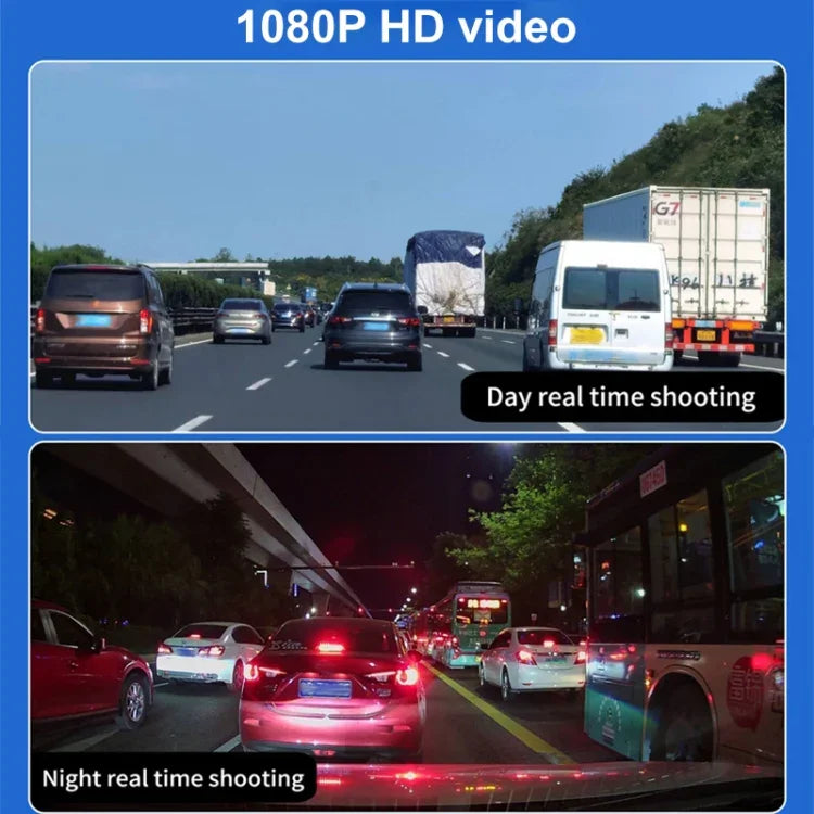 X12 2K 울트라 HD 파노라마 트리플 녹화 WiFi 차량 운전 기록기 모바일 앱 지원, X12