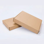 100개 크래프트 종이 배송 상자 포장 상자, 크기: Q4, 20x10x4cm, 20x10x4cm