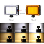 PULUZ U/C형 휴대용 핸드헬드 DV 브래킷 스태빌라이저 + LED 스튜디오 라이트 키트 콜드 슈 삼각대 헤드 포함 모든 SLR 카메라 및 가정용 DV 카메라용, 브래킷 키트 + LED