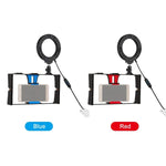PULUZ 2-in-1 브이로깅 라이브 방송 스마트폰 비디오 리그 + 4.7인치 12cm 링 LED 셀피 라이트 키트, 콜드 슈 삼각대 헤드 포함, 아이폰, 갤럭시, 화웨이, 샤오미, HTC, LG, 구글 및 기타 스마트폰용, 2-in-1 링 LED