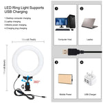 PULUZ 4-in-1 브이로깅 라이브 방송 4.7인치 12cm 링 LED 셀피 라이트 스마트폰 비디오 리그 핸들 스태빌라이저 알루미늄 브래킷 키트, 마이크 + 삼각대 마운트 + 콜드 슈 삼각대 헤드 포함, 링 LED 알루미늄 브래킷 키트