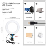 PULUZ 4-in-1 브이로깅 라이브 방송 스마트폰 비디오 리그 + 4.7인치 12cm RGBW 링 LED 셀피 라이트 + 마이크 + 포켓 삼각대 마운트 키트, 콜드 슈 삼각대 헤드 포함, 4-in-1, 4-in-1 RGBW 링 LED