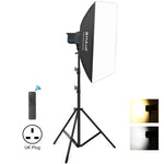 PULUZ 120W 사진 스튜디오 스트로브 플래시 라이트 키트 소프트박스 반사판 및 삼각대 포함, 직사각형 120W 2700K-6500K 라이트 키트 EU 플러그, 직사각형 120W 2700K-6500K 라이트 키트 UK 플러그, 직사각형 120W 2700K-6500K 라이트 키트 US 플러그