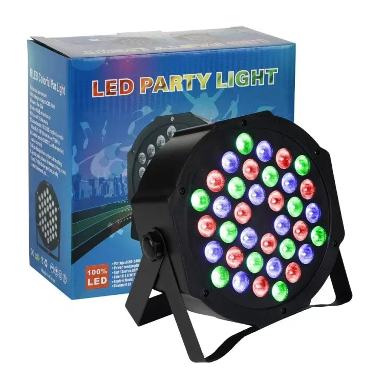 LED 디스플레이 포함, 자동 실행 / 슬레이브 / DMX512 / 음성 제어 모드