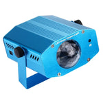 3W x 3 RGB 미니 물결 프로젝터 리모컨 포함, EU 플러그, EU 플러그