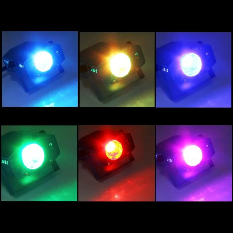 3W x 3 RGB 미니 물결 프로젝터 리모컨 포함, EU 플러그, EU 플러그