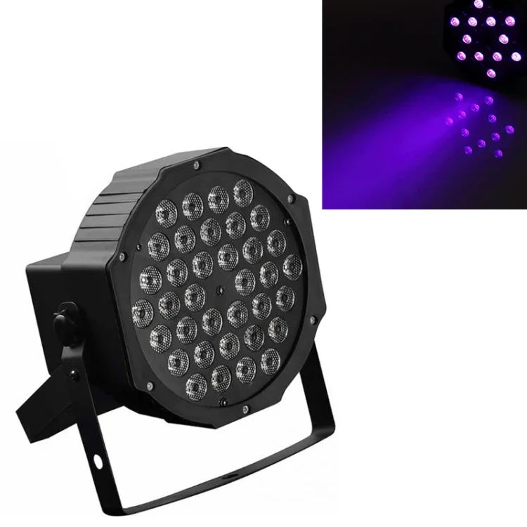 36W 36개 LED UV 퍼플 LED PAR 조명, AC 100-240V, 퍼플 조명