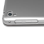 F19B iPad 9.7 (2017/2018) & iPad Air & Air 2 & iPad Pro 9.7 & New iPad 9.7인치 (2017)용 초슬림 ABS 가로 플립 태블릿 케이스 + 블루투스 키보드