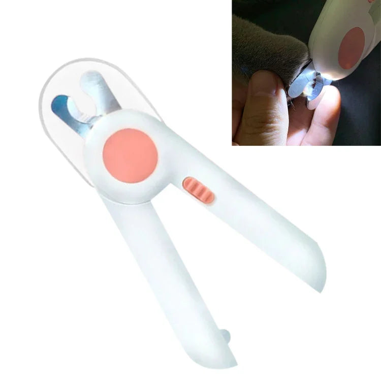 애완용 고양이 및 개 LED 라이트 손톱깎이, 핑크, 블루