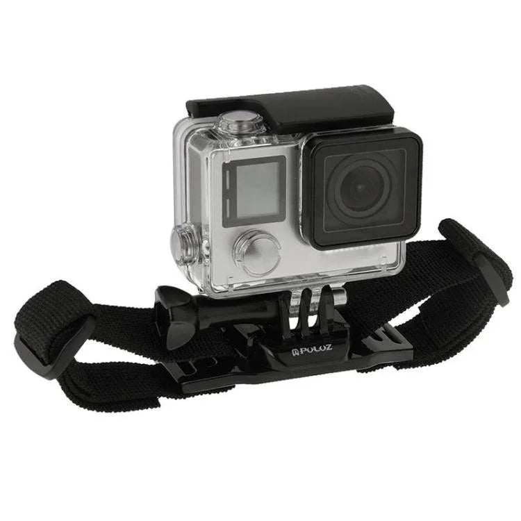 PULUZ 조절식 헬멧 스트랩 마운트, GoPro, Insta360, DJI 및 기타 액션 카메라용, PULUZ