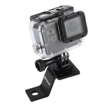 PULUZ 알루미늄 합금 오토바이 고정 홀더 마운트 삼각대 어댑터 및 나사 포함 GoPro, Insta360, DJI 및 기타 액션 카메라용, 고정 마운트 2 (블랙), 고정 마운트 2 (실버), 고정 마운트 2 (레드), 고정 마운트 2 (블루), 고정 마운트 2 (골드)