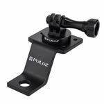 PULUZ 알루미늄 합금 오토바이 고정 홀더 마운트 삼각대 어댑터 및 나사 포함 GoPro, Insta360, DJI 및 기타 액션 카메라용, 고정 마운트 2 (블랙), 고정 마운트 2 (실버), 고정 마운트 2 (레드), 고정 마운트 2 (블루), 고정 마운트 2 (골드)