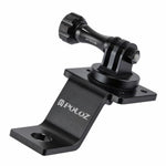 PULUZ 알루미늄 합금 오토바이 고정 홀더 마운트 삼각대 어댑터 및 나사 포함 GoPro, Insta360, DJI 및 기타 액션 카메라용, 고정 마운트 2 (블랙), 고정 마운트 2 (실버), 고정 마운트 2 (레드), 고정 마운트 2 (블루), 고정 마운트 2 (골드)