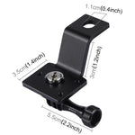PULUZ 알루미늄 합금 오토바이 고정 홀더 마운트 삼각대 어댑터 및 나사 포함 GoPro, Insta360, DJI 및 기타 액션 카메라용, 고정 마운트 2 (블랙), 고정 마운트 2 (실버), 고정 마운트 2 (레드), 고정 마운트 2 (블루), 고정 마운트 2 (골드)