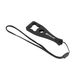 PULUZ 플라스틱 엄지 나사 렌치 스트랩 포함 GoPro, Insta360, DJI 및 기타 액션 카메라용, 렌치 (PVC 소재) 블랙