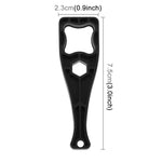 PULUZ 플라스틱 엄지 나사 렌치 스트랩 포함 GoPro, Insta360, DJI 및 기타 액션 카메라용, 렌치 (PVC 소재) 블랙