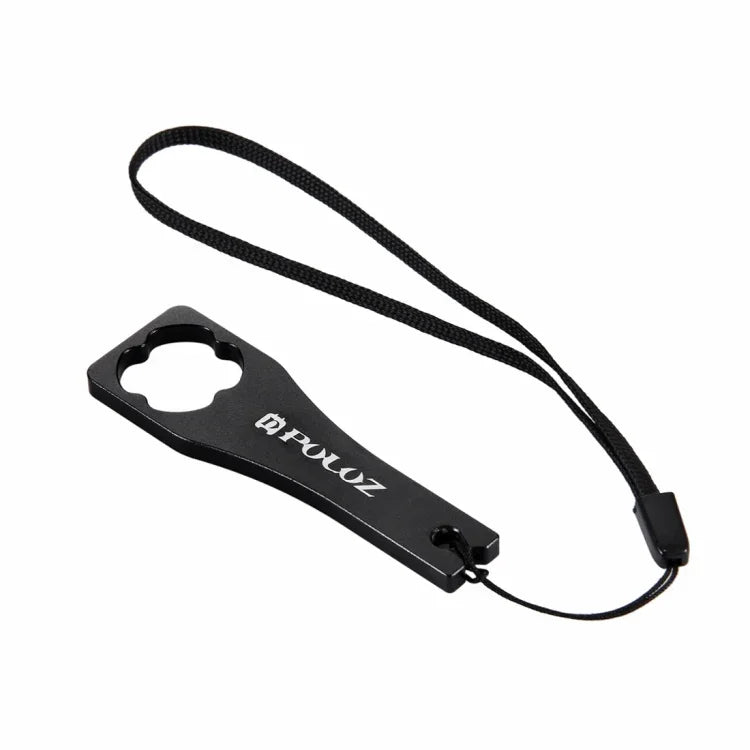 PULUZ CNC 알루미늄 합금 조임 나사 캡 렌치 도구 GoPro Hero11 Black / HERO10 Black / HERO9 Black / HERO8 Black / HERO7 /6 /5 /5 세션 /4 세션 /4 /3+ /3 /2 /1, Xiaoyi 및 기타 액션 카메라용, 렌치 (알루미늄 소재) 블루