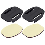 PULUZ 평면 마운트 2개 + 접착 마운트 스티커 2개 PULUZ 액션 스포츠 카메라용 조 플렉스 클램프 마운트 GoPro, Insta360, DJI 및 기타 액션 카메라용, 스티커 패키지 B