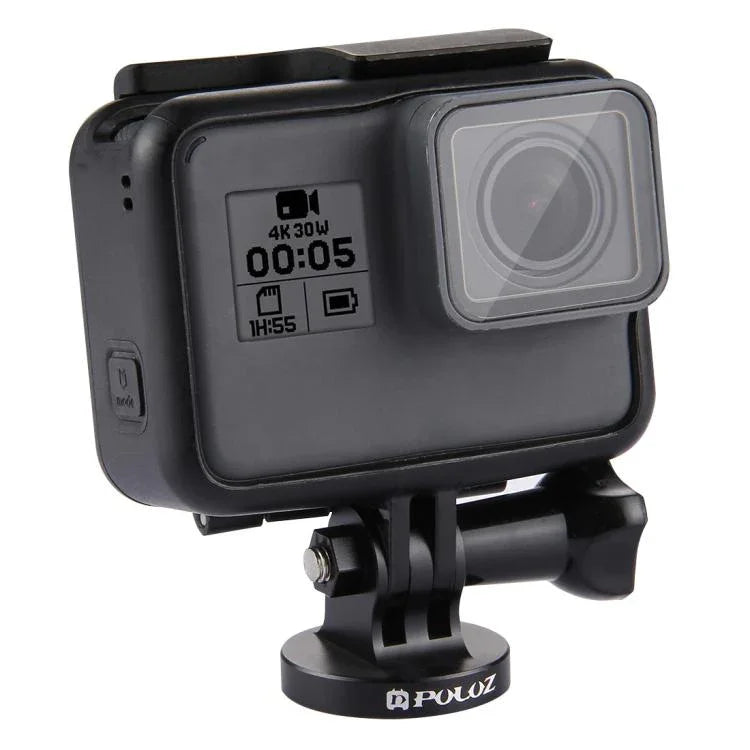 PULUZ GoPro, Insta360, DJI 및 기타 액션 카메라용 1/4인치 나사 구멍 삼각대 마운트 CNC 어댑터, 1/4인치 나사 구멍 (검정), 1/4인치 나사 구멍 (금색), 1/4인치 나사 구멍 (파란색), 1/4인치 나사 구멍 (빨간색)