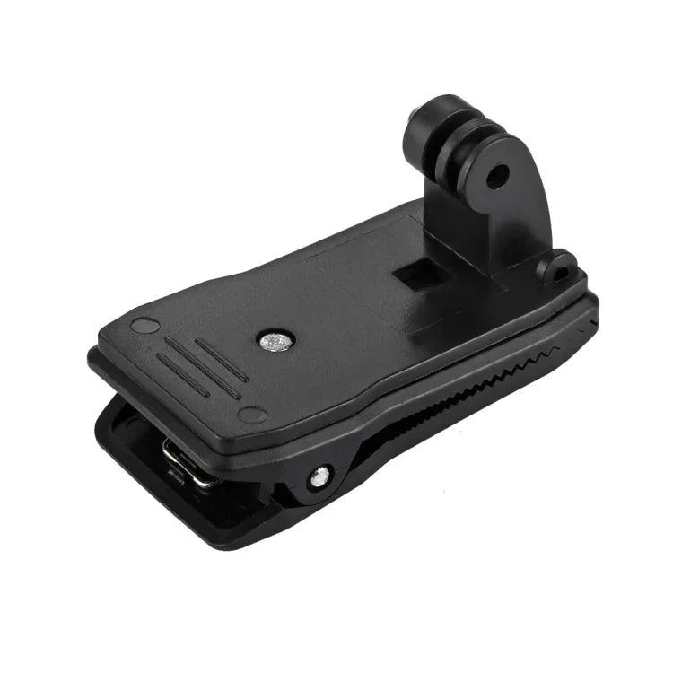 PULUZ GoPro, Insta360, DJI 및 기타 액션 카메라용 360도 회전 백팩 모자 리캠 마운트 퀵 릴리스 클램프 마운트, 모자 리캠 마운트