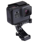 PULUZ 블랙 수직면 J-후크 버클 마운트, PULUZ 액션 스포츠 카메라용 Jaws 플렉스 클램프 마운트, GoPro, Insta360, DJI 및 기타 액션 카메라용 J-후크 마운트